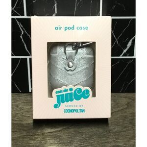 Eau de Juice x Cosmopolitan Silver AirPods Case w/ Keychain – New in Box